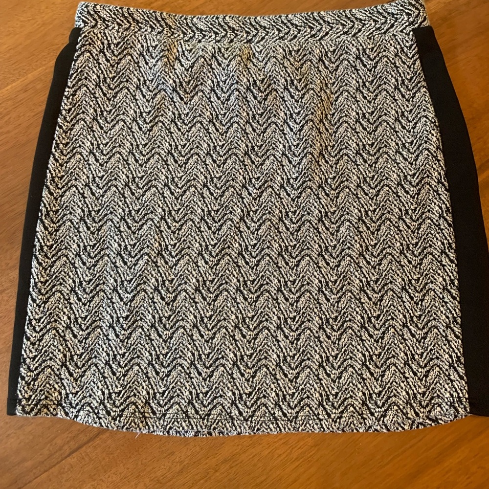 Knit mini skirt
